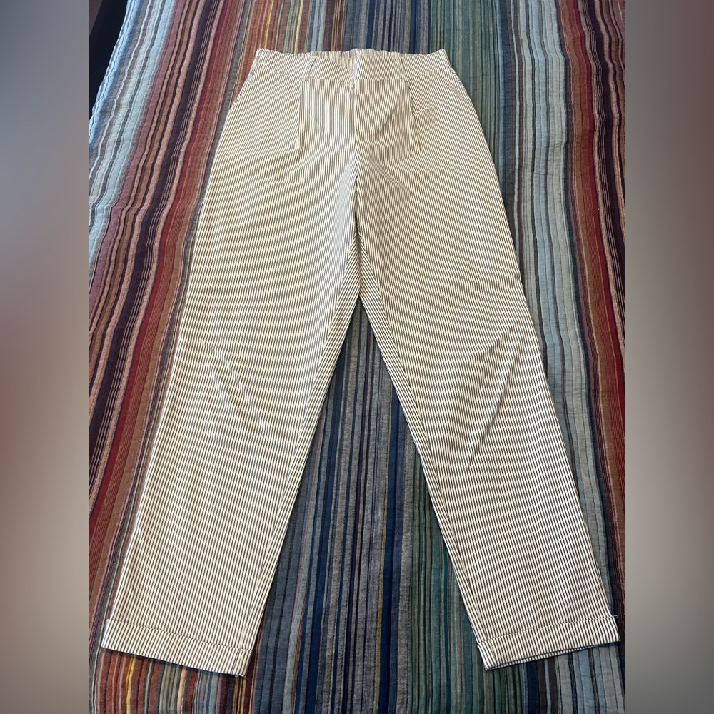 Striped Black and White Pants